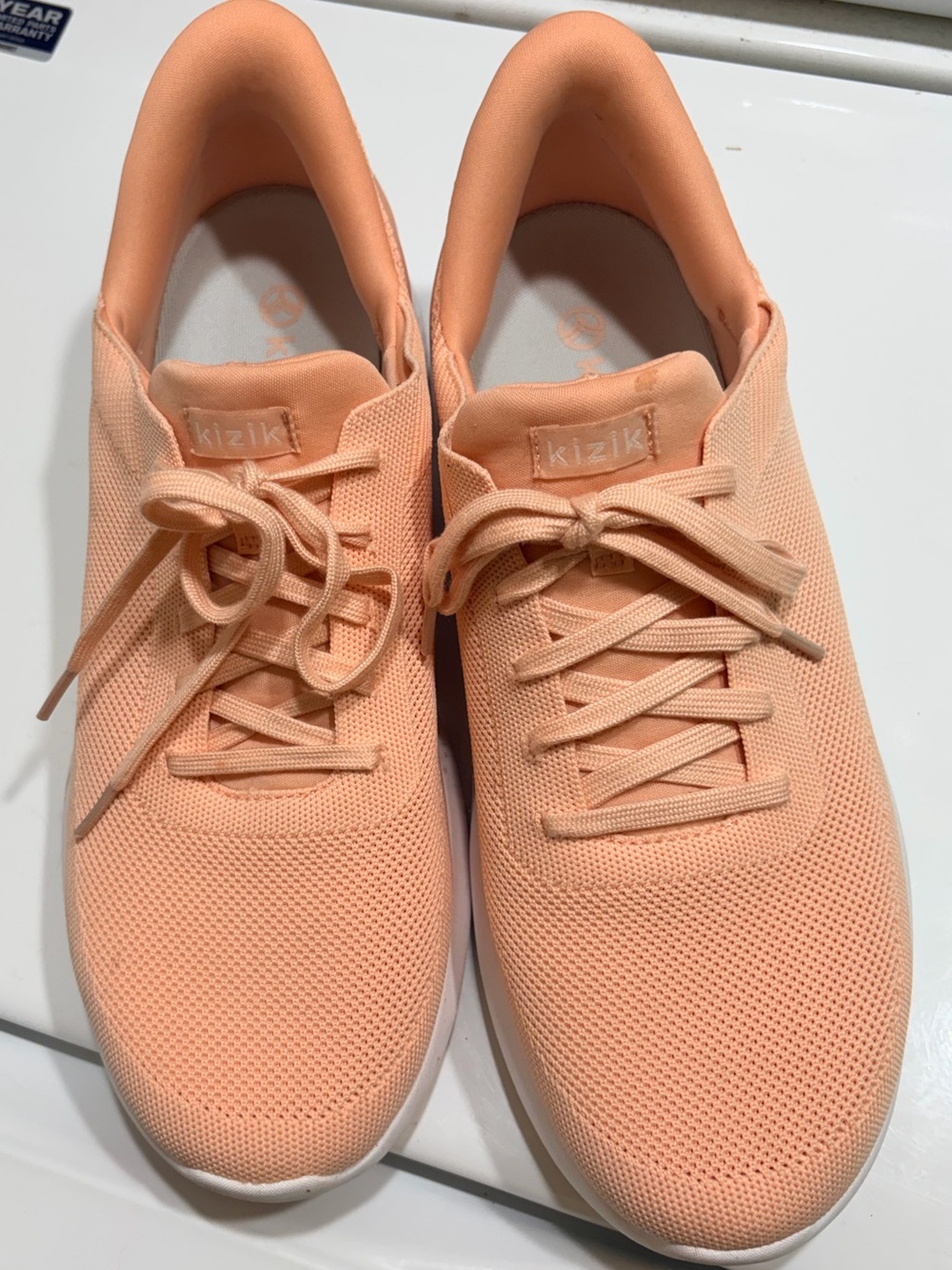 Men’s Peach Kizik Knit Slip-On Sneakers